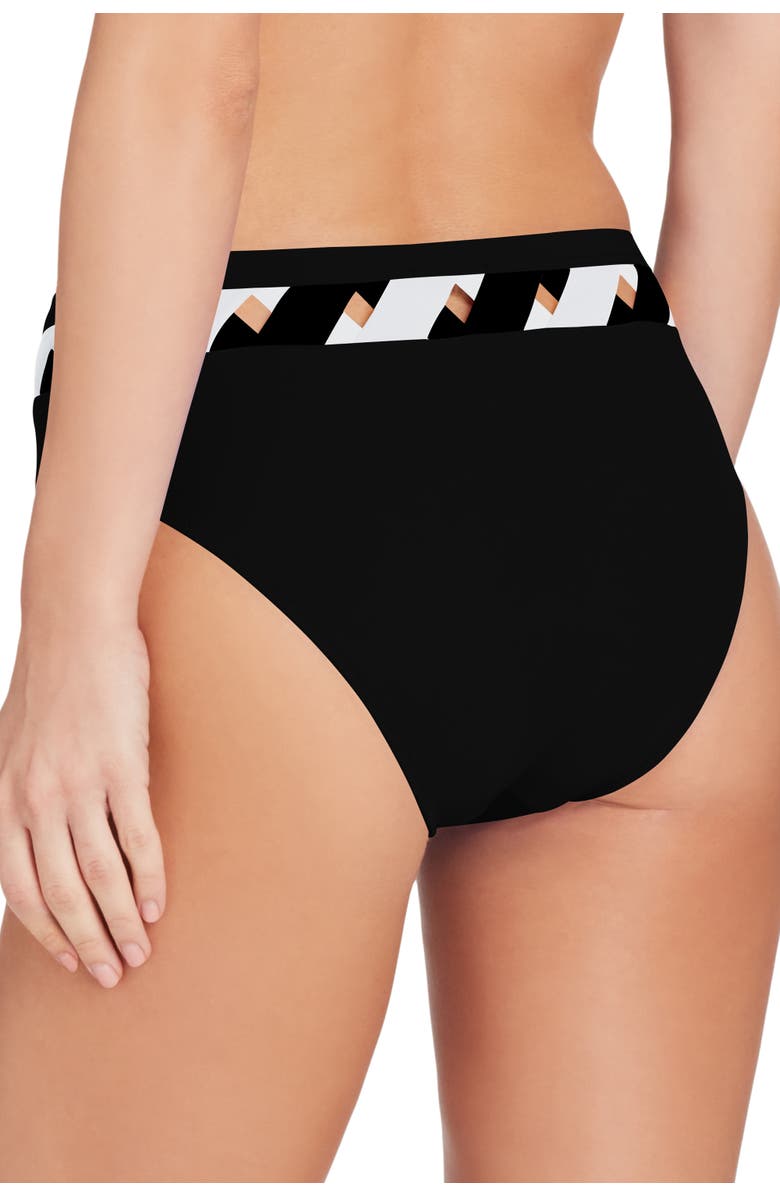 VALIMARE Martinique High Waist Bikini Bottom, Alternate, color, Black