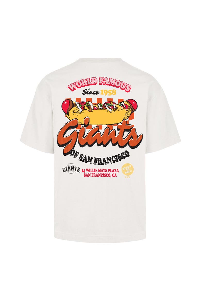 Men's '47 Cream San Francisco Giants Glizzy T-Shirt, Alternate, color, Cream