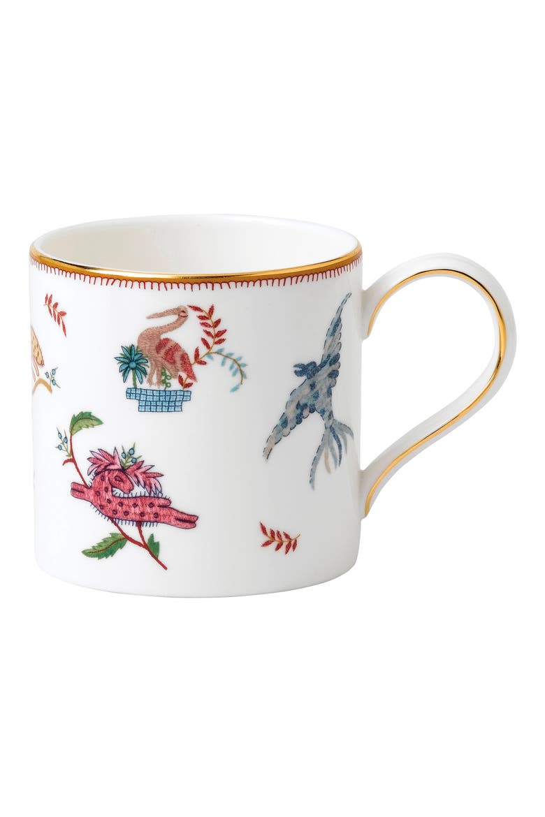 Mythical Creatures Bone China Mug, Main, color, WHITE
