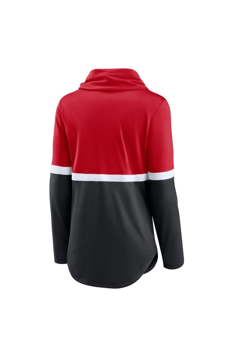 Nike Women's Nike Red/Black Cincinnati Reds Club Lettering Fashion Performance Pullover Sweatshirt, Alternate, color, 