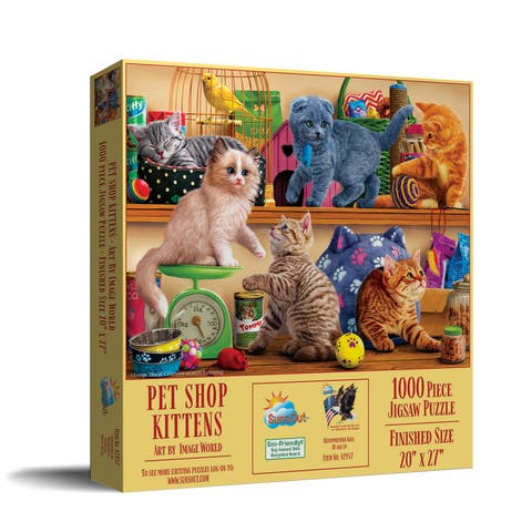 Pet Shop Kittens 1000 piece Jigsaw Puzzle for Adults