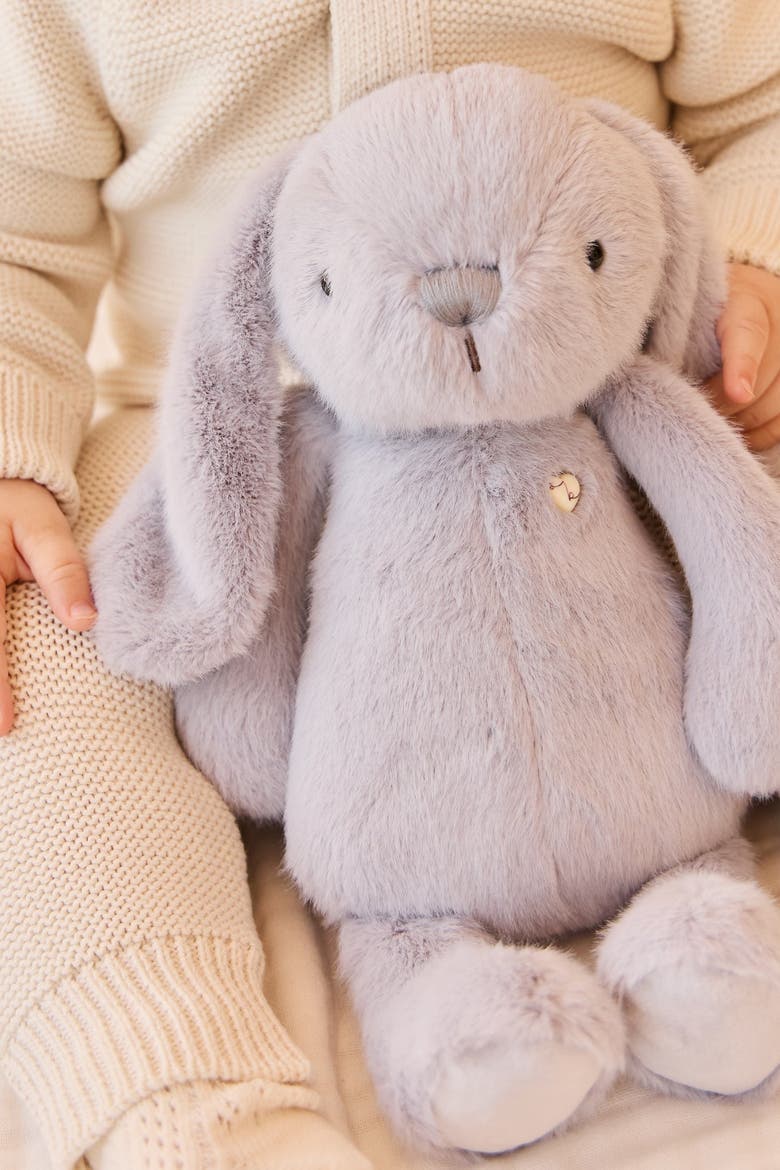 Penelope the Bunny Set of Two 12" Plush BFF Bunnies, Alternate, color, Marshmallow & Silver
