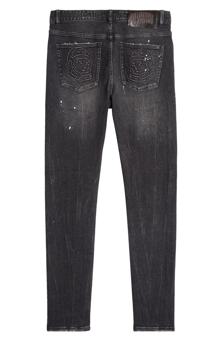 Billionaire Boys Club Trek Ripped Paint Splatter Slim Fit Jeans, Alternate, color, 