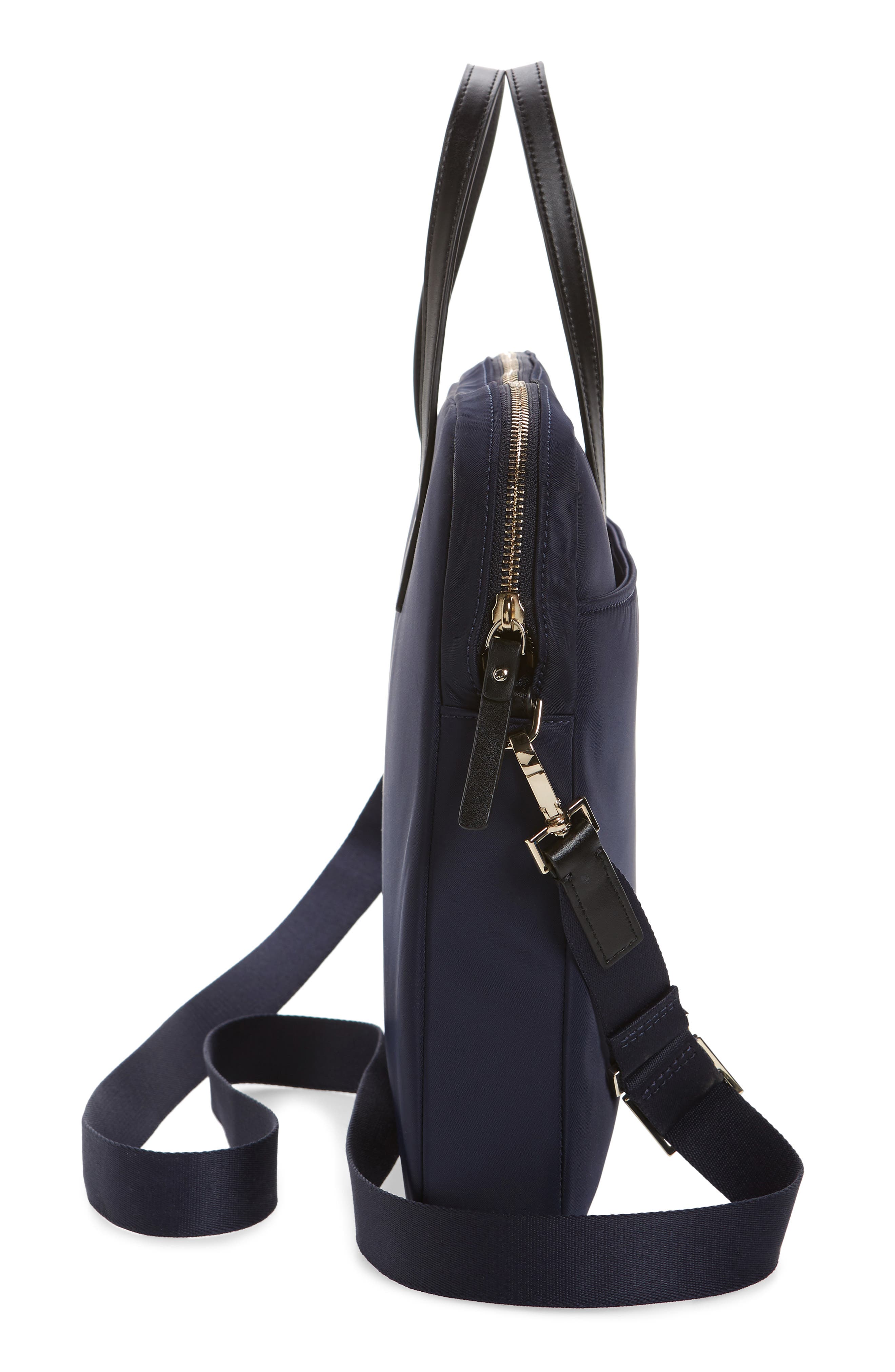 uni slim laptop commuter bag, Alternate, color, RICH NAVY