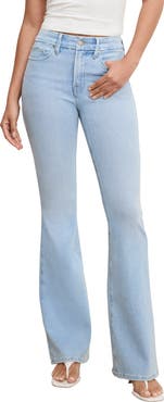 Good American Soft-Tech Good Legs Flare Jeans