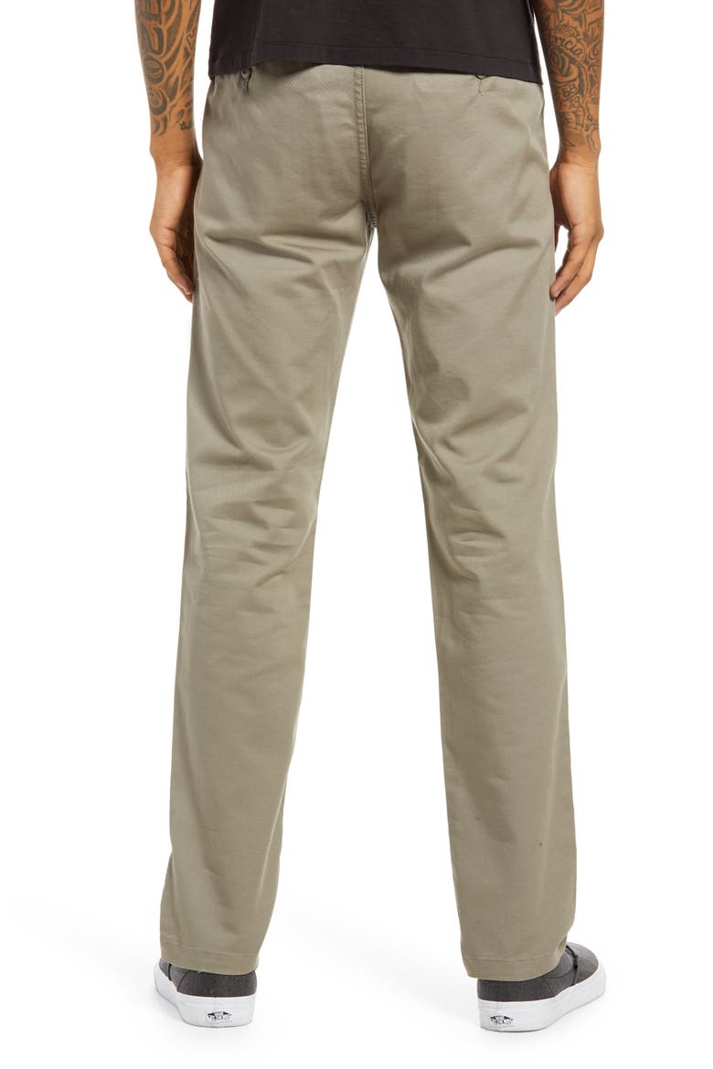 Authentic Slim Fit Stretch Chinos, Alternate, color, VETIVER