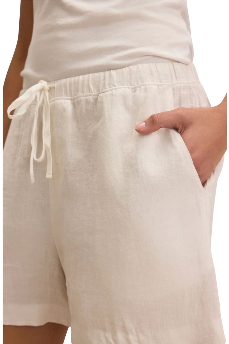 Cleowade Linen Shorts, Alternate, color, BEA NTURAL