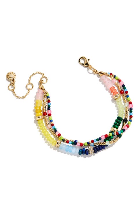 Rowan Semiprecious Layered Bracelet