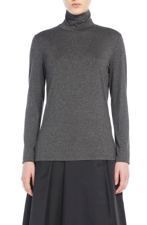 Weekend Max Mara Multif Turtleneck Top in Dark Grey 