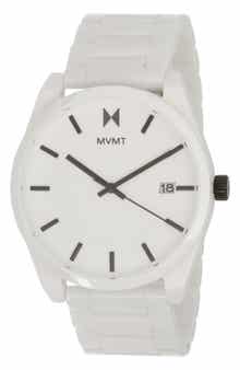 MVMT WATCHES Element Ceramic Bracelet Watch, 43mm
