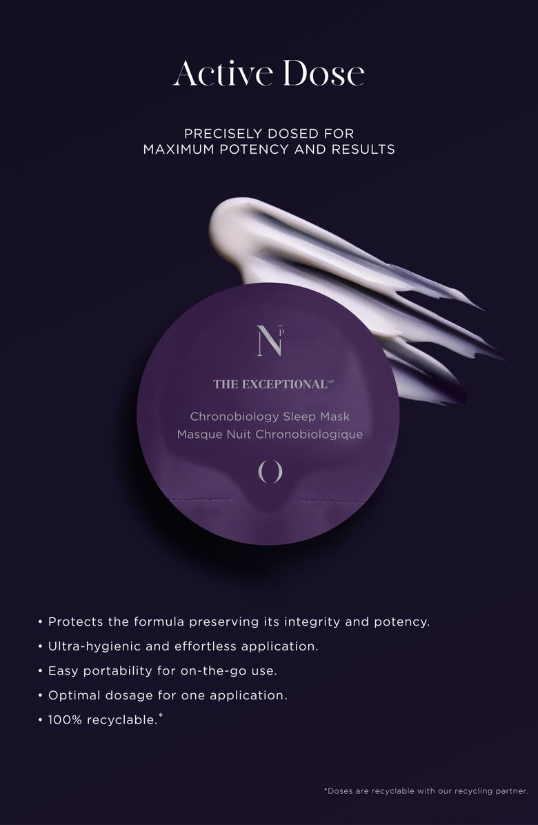 Noble Panacea The Exceptional Overnight Chronobiology Peel, Alternate, color, White (8 Doses)