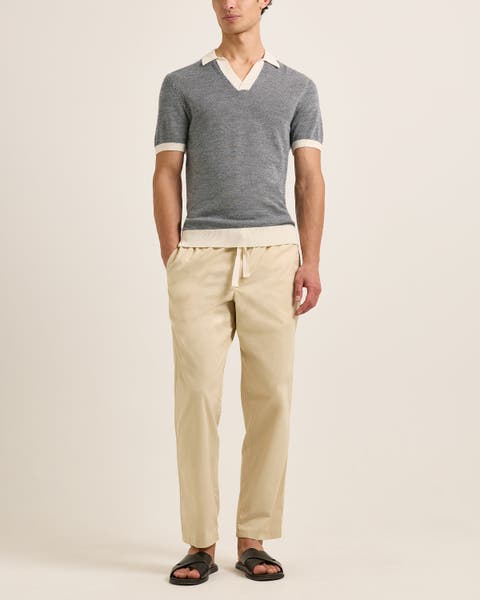 Horton Merino Tailored-Fit Polo Shirt
