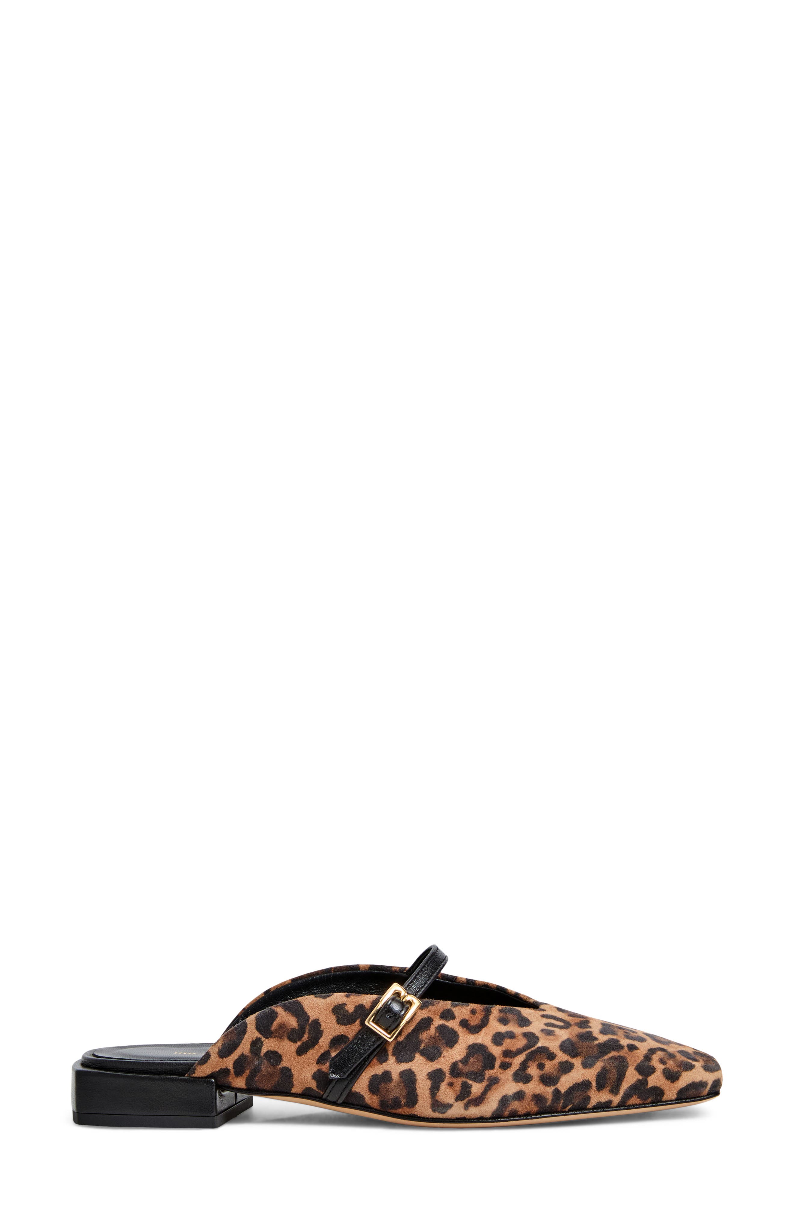 Pilar Mary Jane Mule, Alternate, color, LEOPARD SUEDE