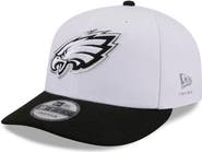 New Era Men's New Era White/Black Philadelphia Eagles 2026 NFL Draft Pre-Curved 9FIFTY Snapback Hat