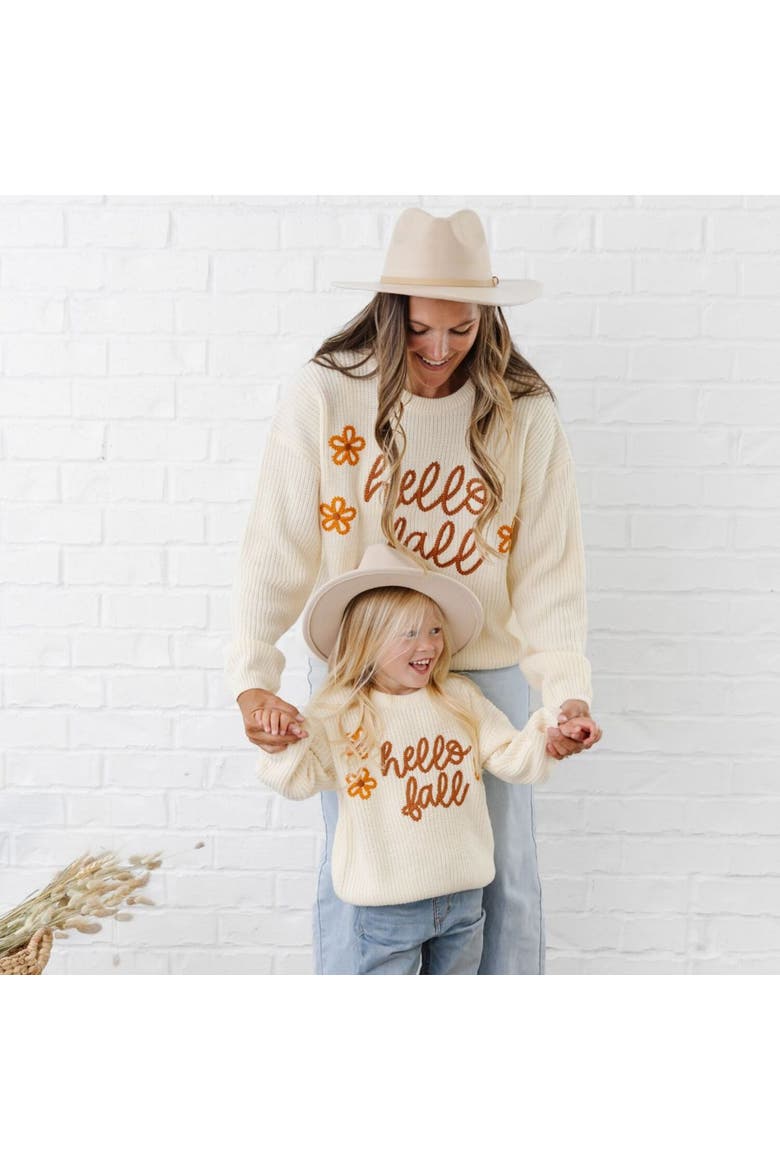 Hello Fall Knit Women's Sweater, Alternate, color, Natural