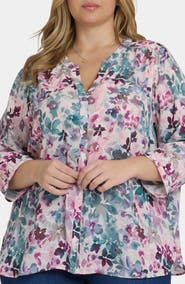 NYDJ Pintuck Top