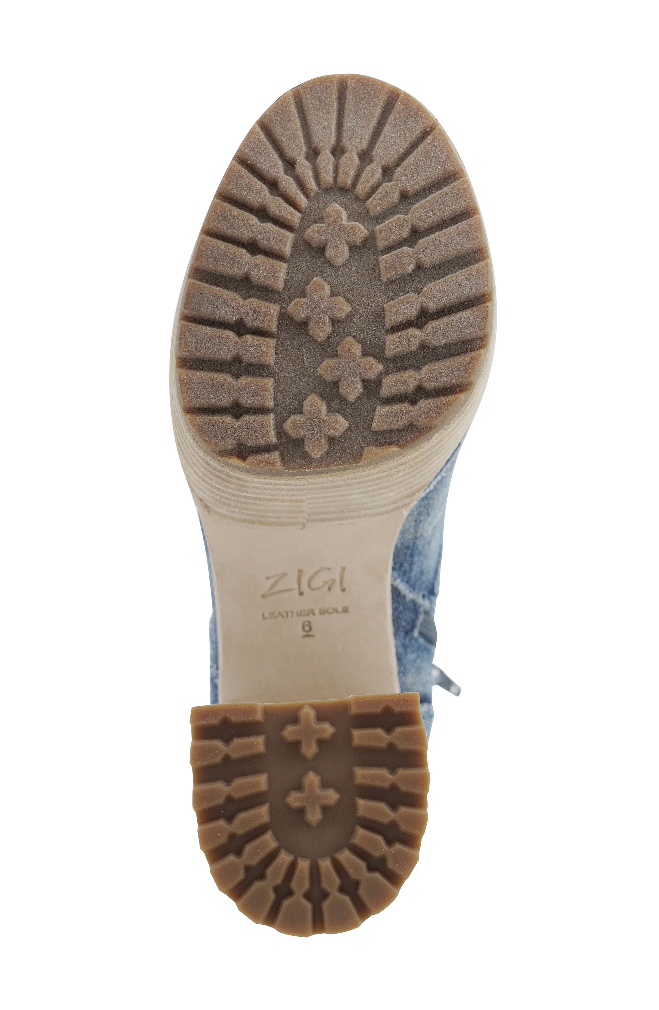 ZIGI Johanny Platform Bootie, Alternate, color, Blue Denim