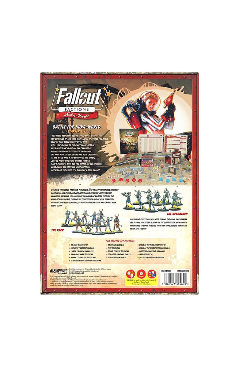 Modiphius Entertainment Factions, Battle For Nuka World Starter Set, Alternate, color, Multicolored