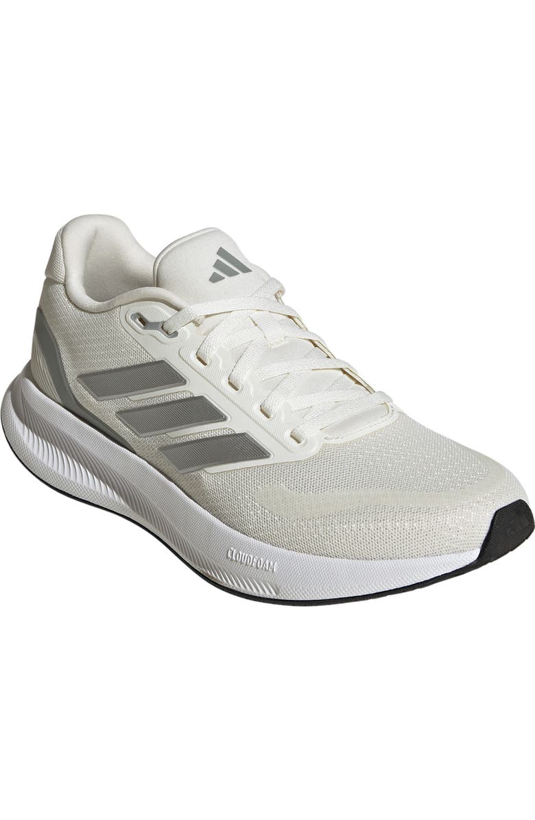 adidas Runfalcon 5 Running Sneaker, Main, color, Off White/Silver/Black