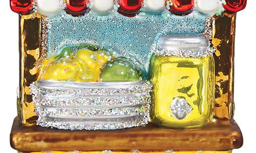 Old World Christmas Lemonade Stand Glass Ornament In Multi