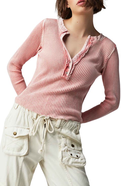 Colt Long Sleeve Waffle Knit Henley