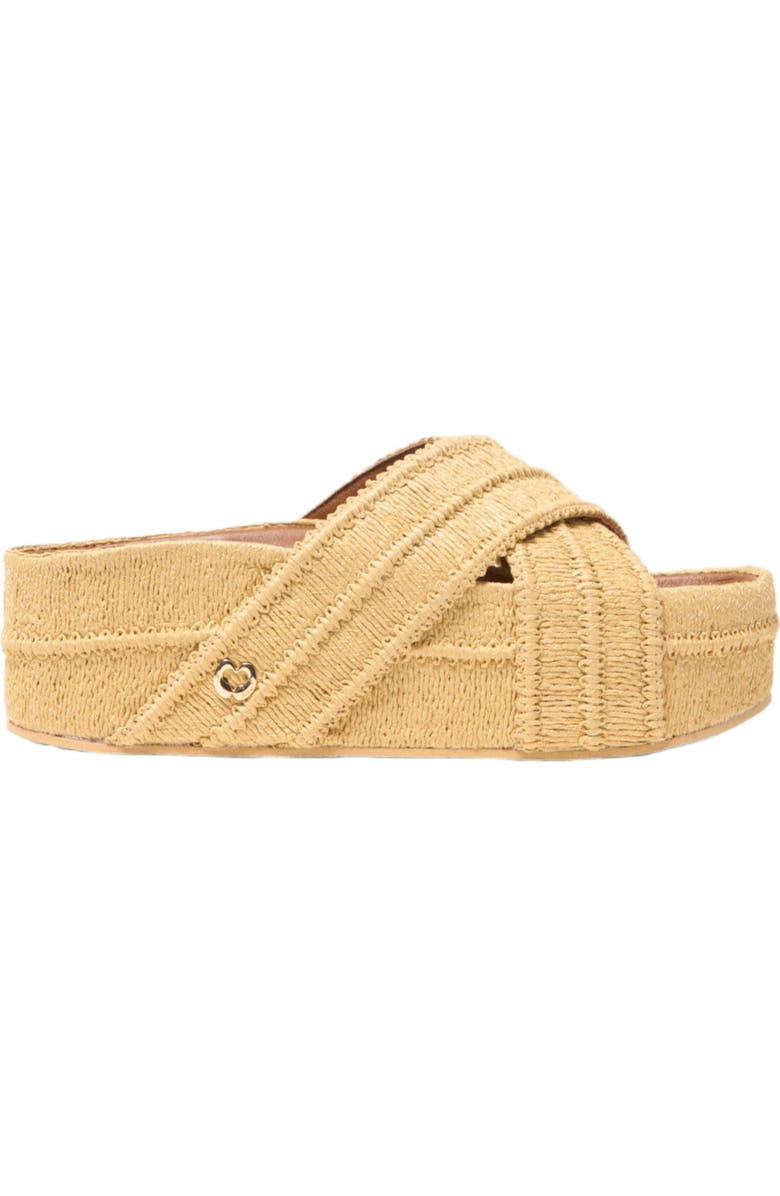 maje Platform sandals, Main, color, Beige