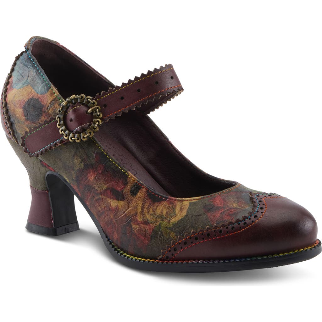 L'artiste By Spring Step Macias Mary Jane Pump In Animal Print