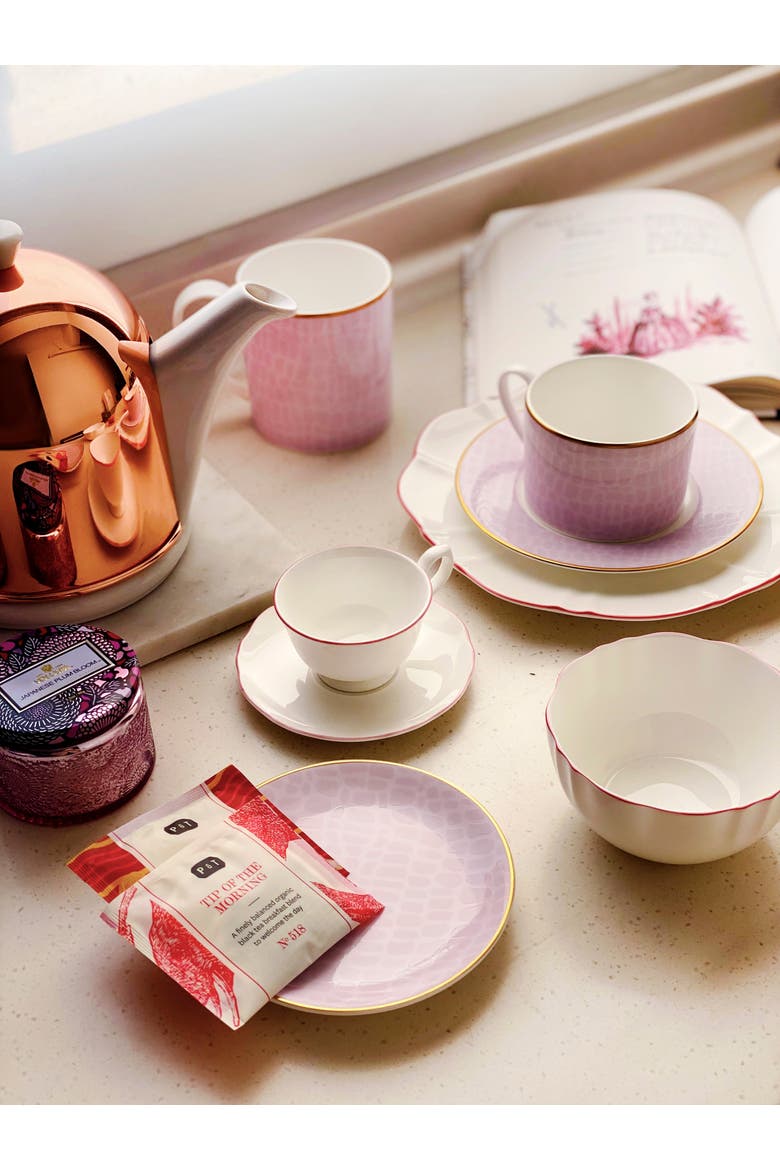 Amelie Set of 2 Espresso Cups & Saucers, Alternate, color, Roseate