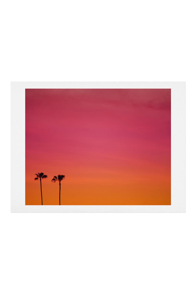 Catherine McDonald - Los Angeles Sunset Art Print, Main, color, PINK