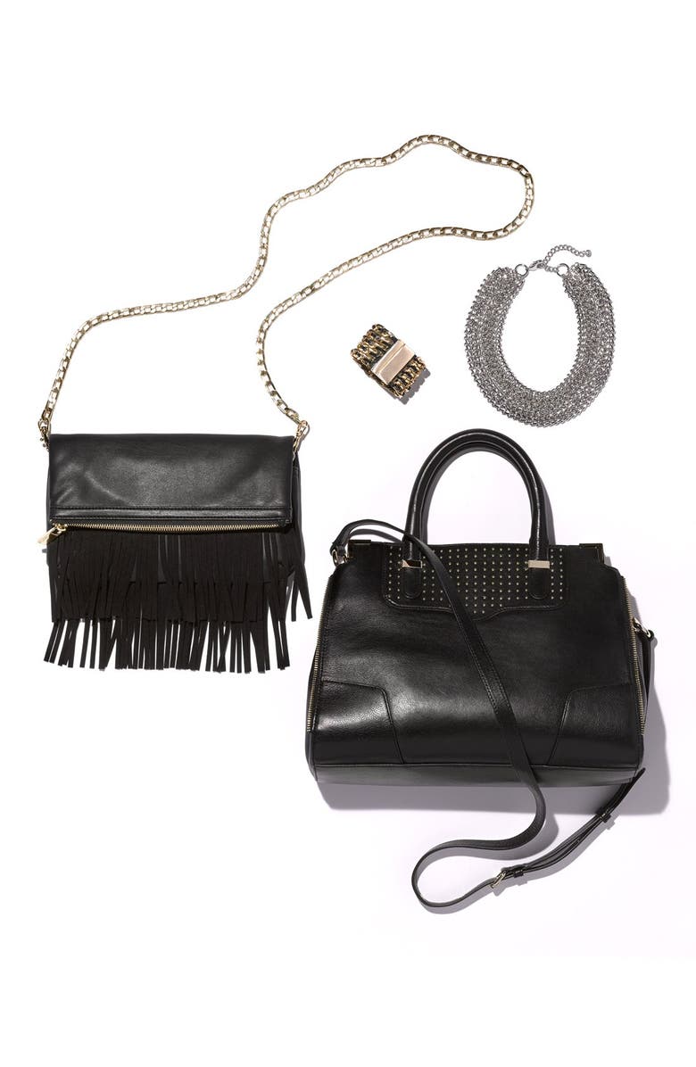 Tasha Chain Mesh Collar Necklace, Alternate, color, 
