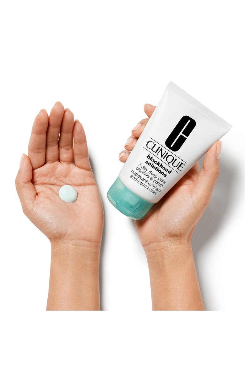 Clinique Blackhead Solutions 7 Day Deep Pore Cleanser & Face Scrub, Alternate, color, 