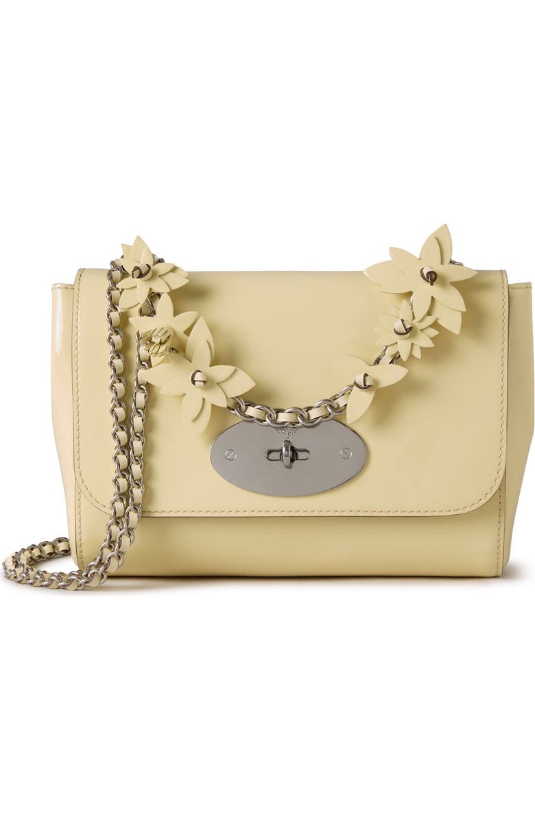 Mulberry Lily Patent Leather Satchel, Main, color,