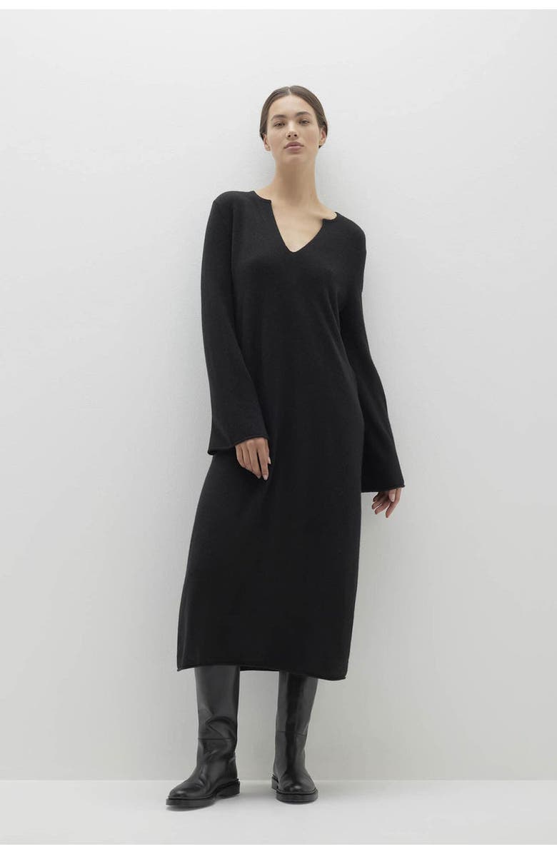 NAKED CASHMERE Katerina Cashmere Kaftan, Main, color, Black