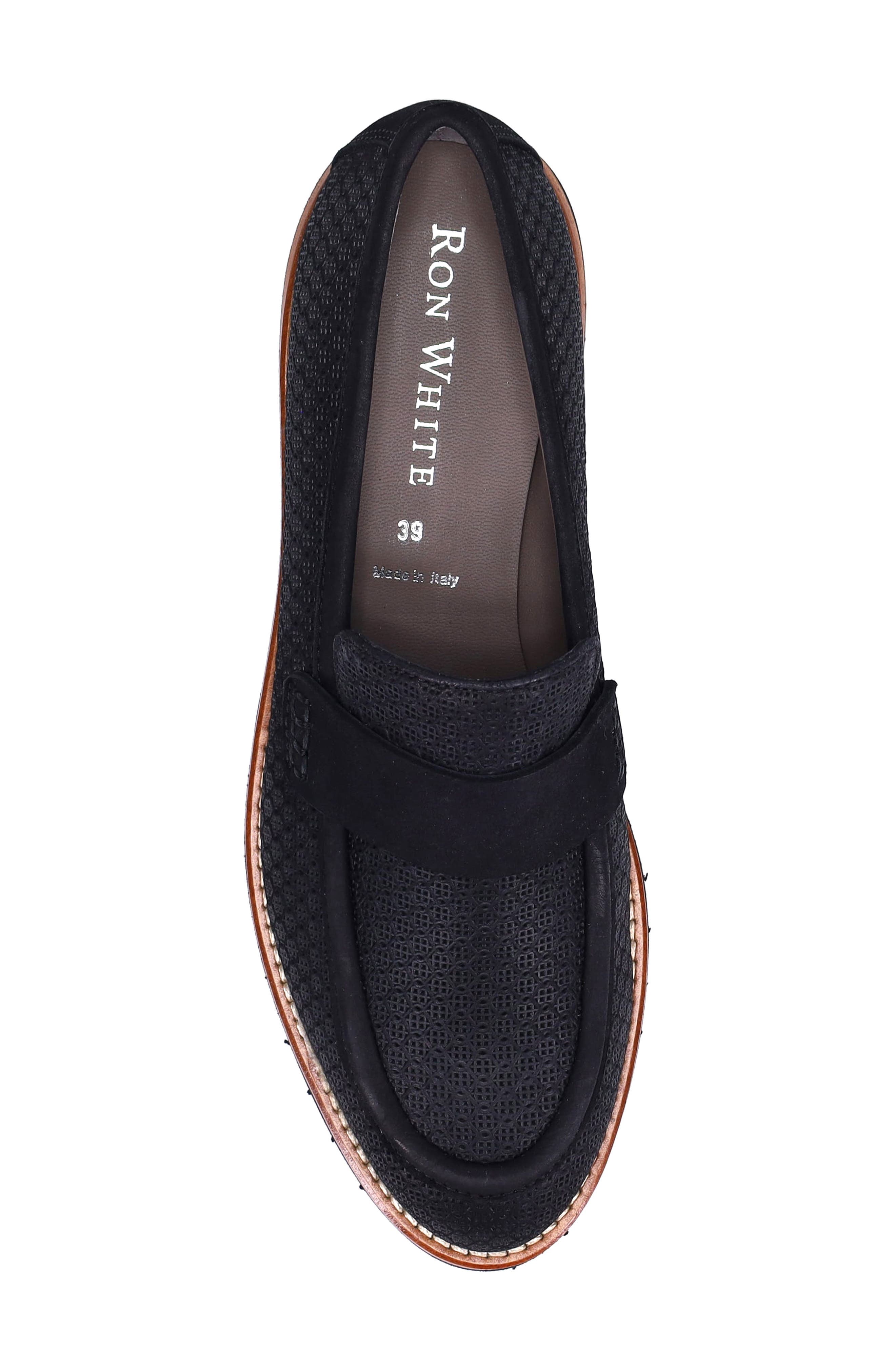 Ron White Tazina Loafer, Alternate, color, Onyx