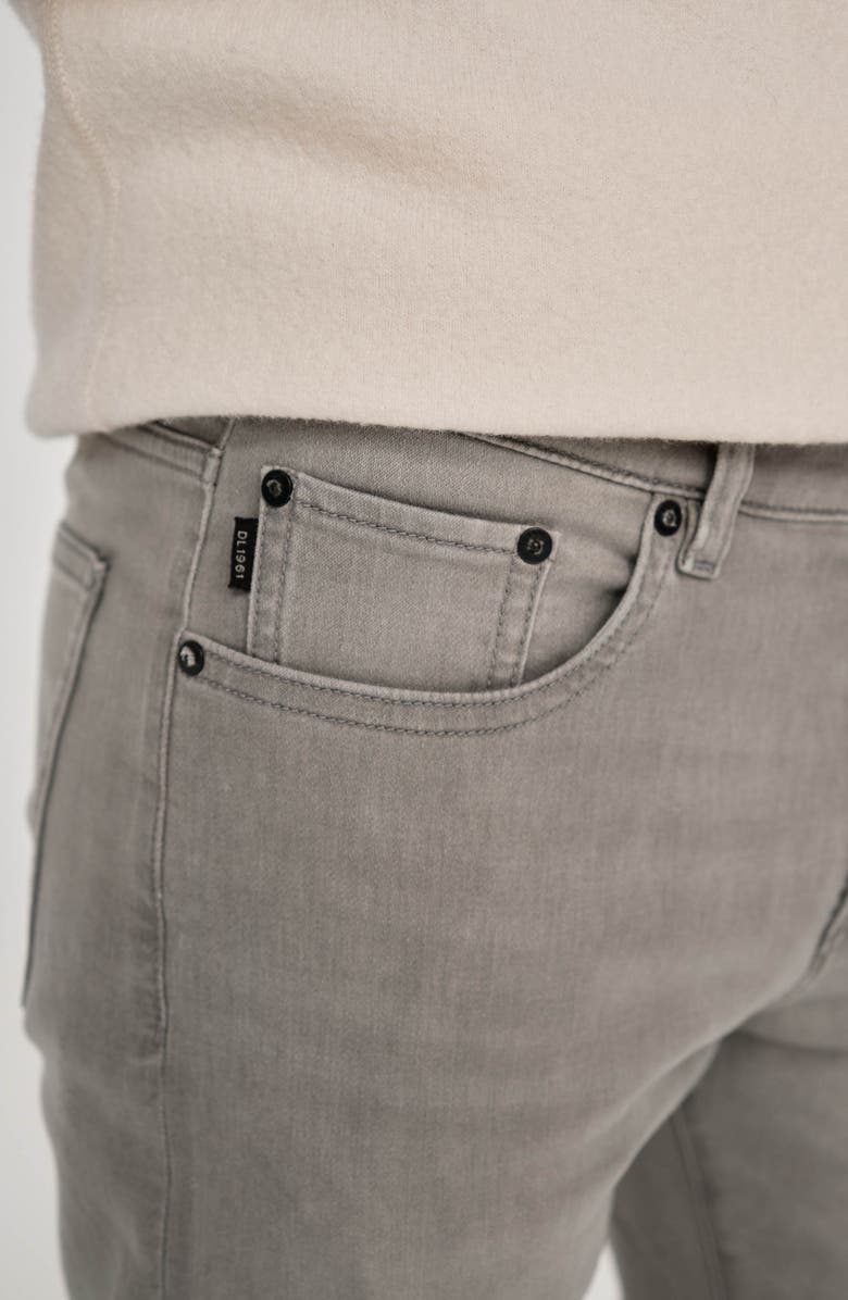 DL1961 Russell Slim Straight Leg Jeans, Alternate, color, Washed Grey Knit