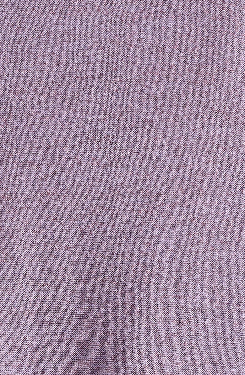 St. John Collection Metallic Reverse Jersey Cardigan, Alternate, color, 