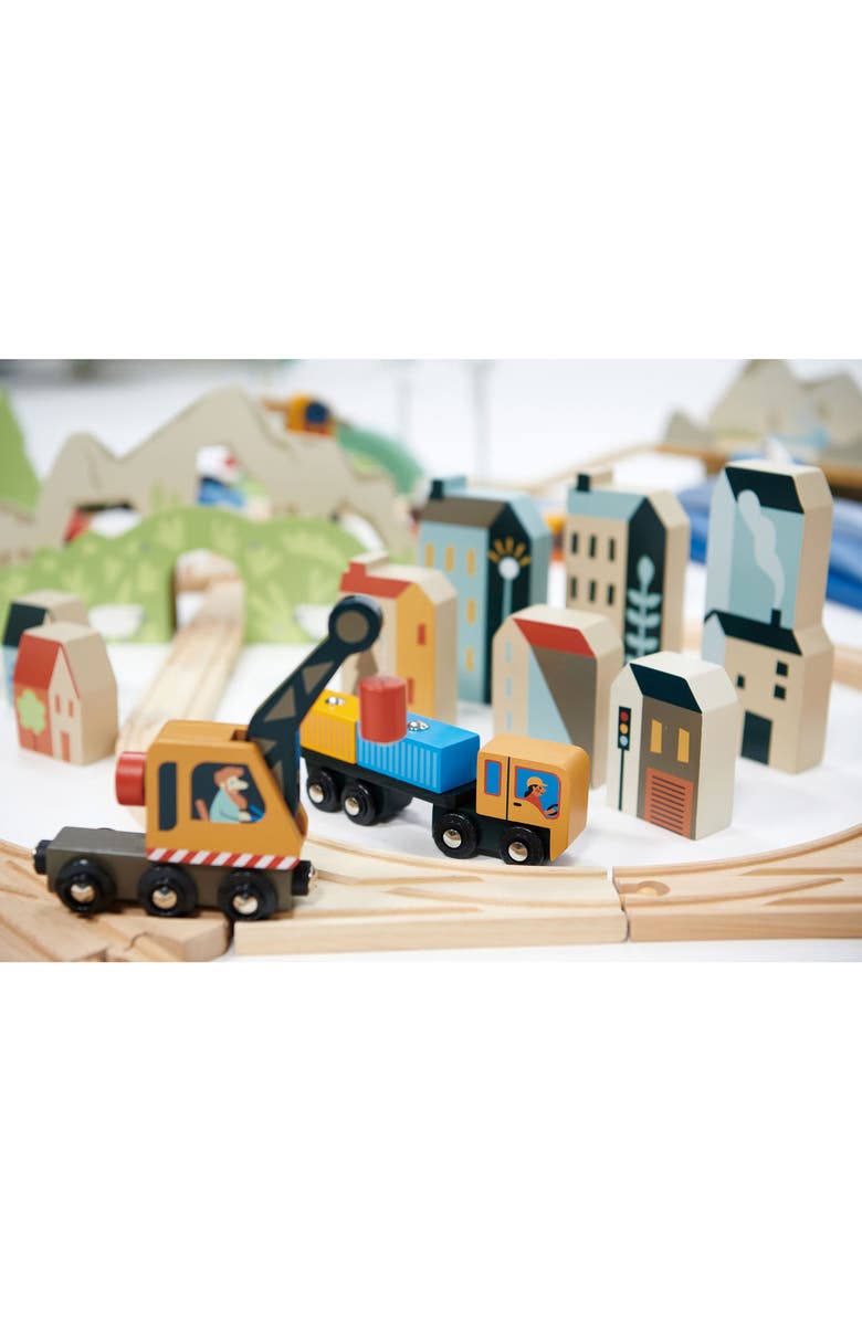 Tender Leaf Toys Mountain View Train Set, Alternate, color, Multi