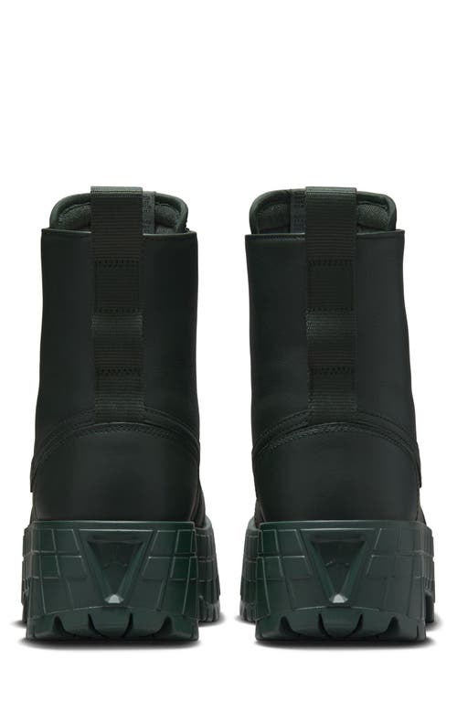 Jordan Air 1 Brooklyn Platform Sneaker In Deepest Green/black/green