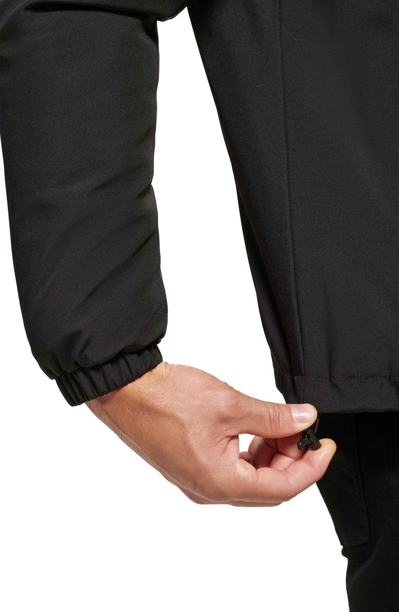 Calvin Klein Water Resistant Hooded Jacket, Alternate, color, Black