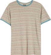 Double RL Southwestern Print Ringer T-Shirt