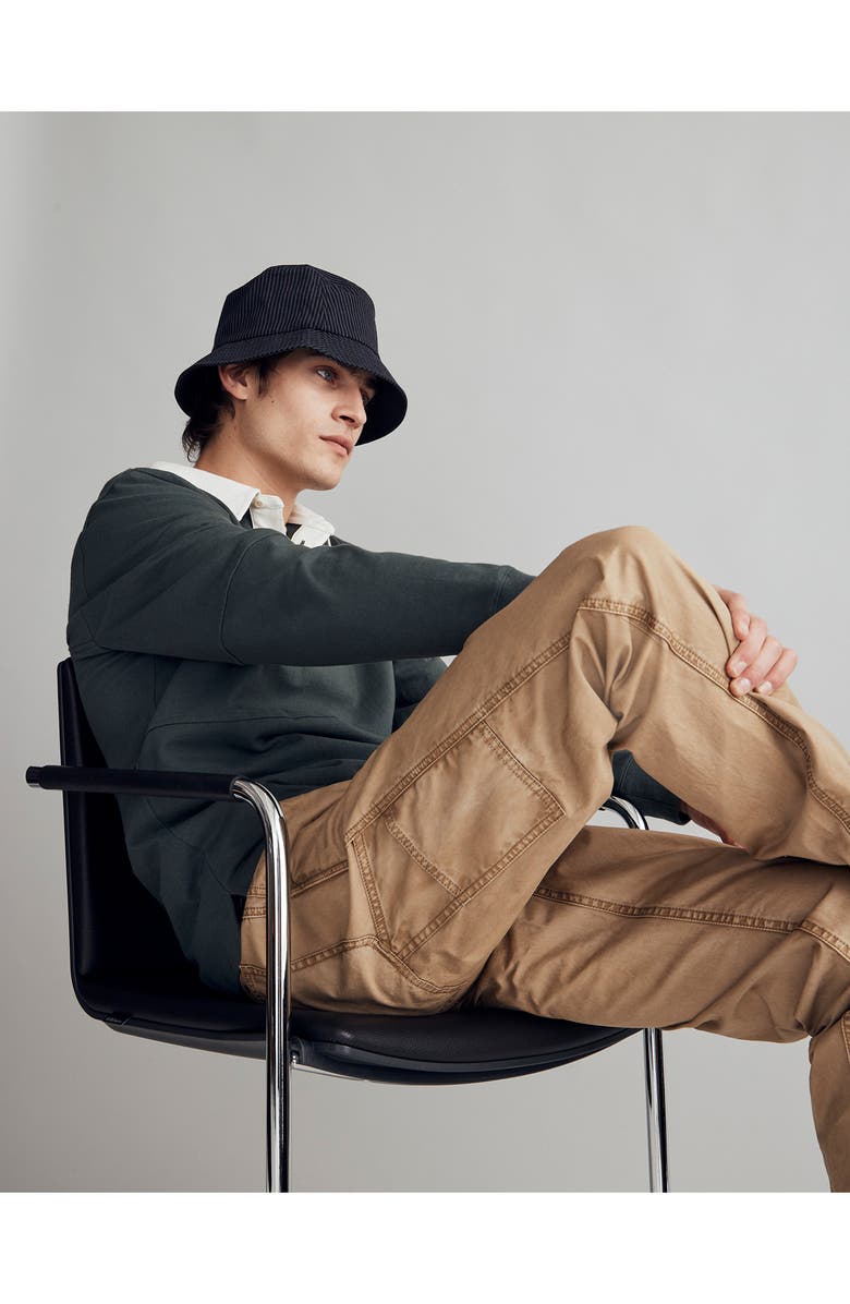 Madewell Relaxed Straight Leg Painter Pants, Alternate, color, 