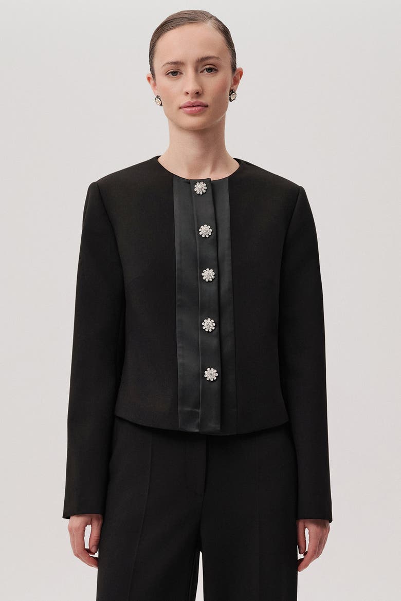 Aster Structured Jacket, Main, color, BLACK
