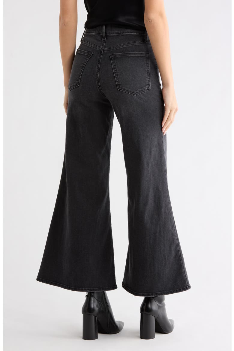 Le Crop Palazzo Jeans, Alternate, color, BROKEN