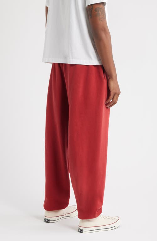 Elwood Bubble Cotton Blend Sweatpants In Red