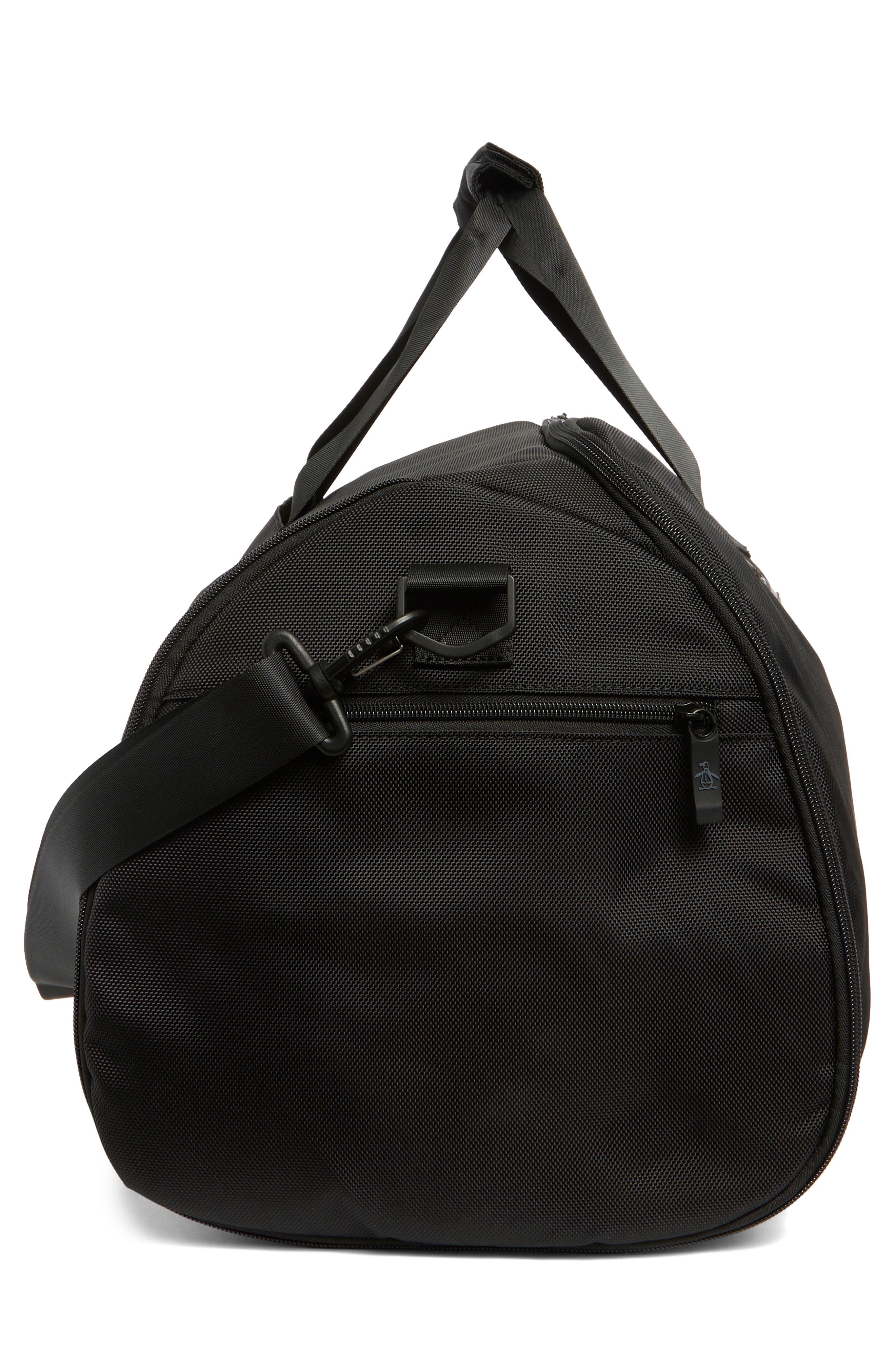 Original Penguin Wardrobe Travel Duffle Bag, Alternate, color, Black