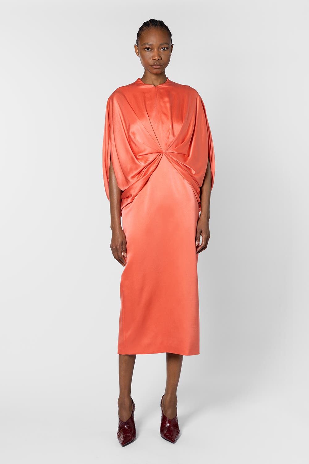 Tari Silk Midi Dress