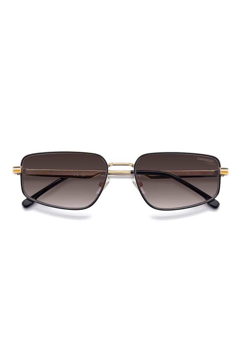 53mm Rectangular Sunglasses, Alternate, color, GOLD OCHRE/ PINK DS