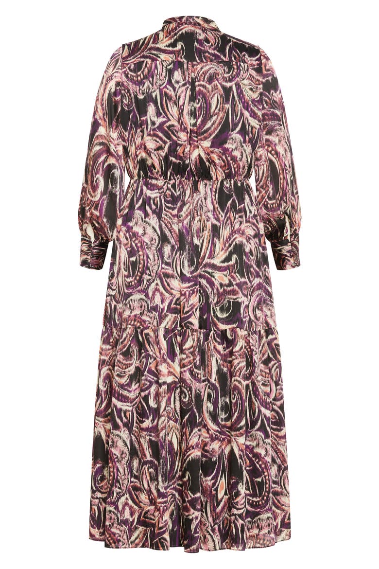 Suzanne Print Long Sleeve Maxi Dress, Alternate, color, VINTAGE PAISLEY
