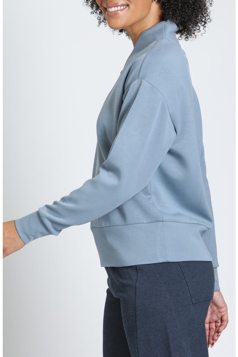 Half Zip Pullover, Alternate, color, INDIGO BLUE