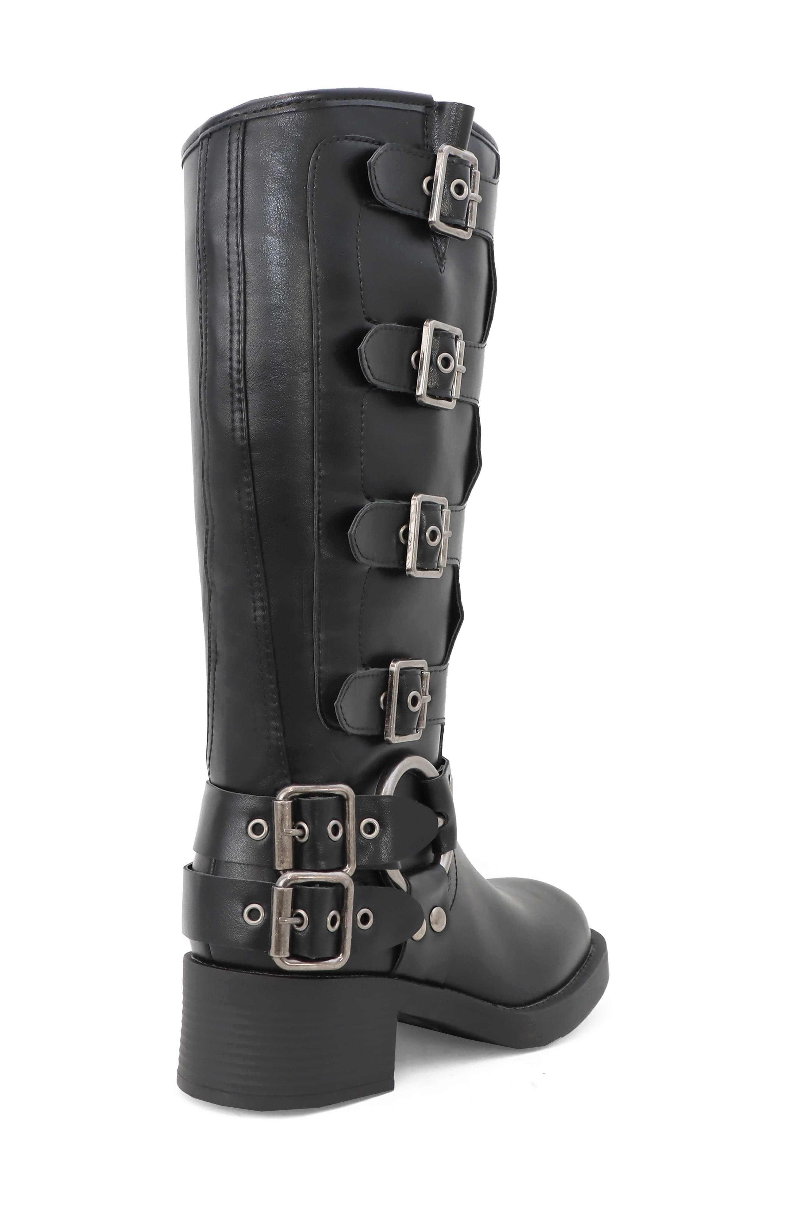 YOKI Sarki Buckle Boot, Alternate, color, Black